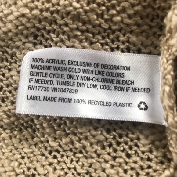 Xhilaration Knit Sweater - Large. Never Worn. Beige color with laced tie. - Picture 10 of 11